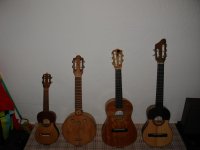 Guitarronet de Culla, guitarrona, guitarrÃ³ de bordÃ³ns y guitarro mascle.jpg